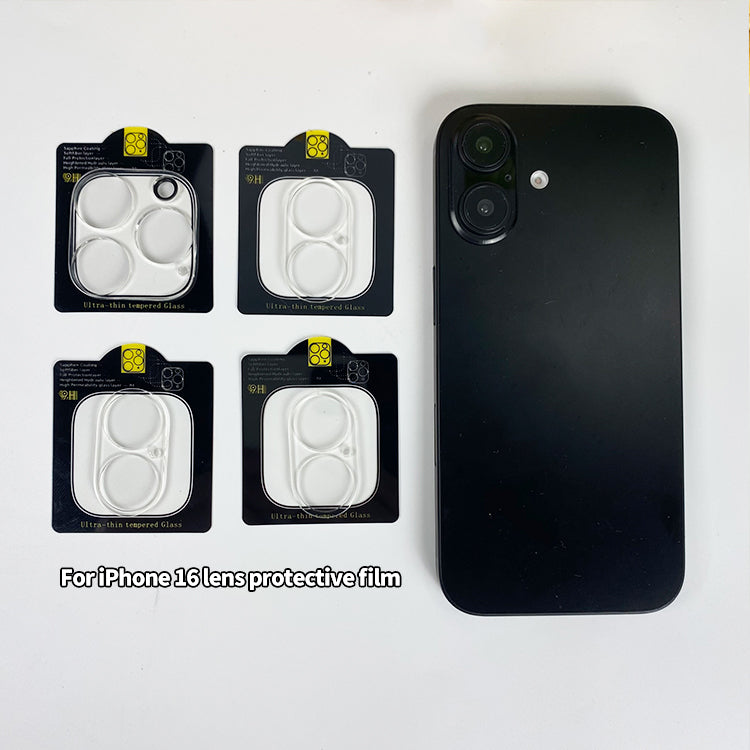 Kameraskydd i Härdat Glas 9H – iPhone 16 , 16 Plus , 16 Pro , 16 Pro Max