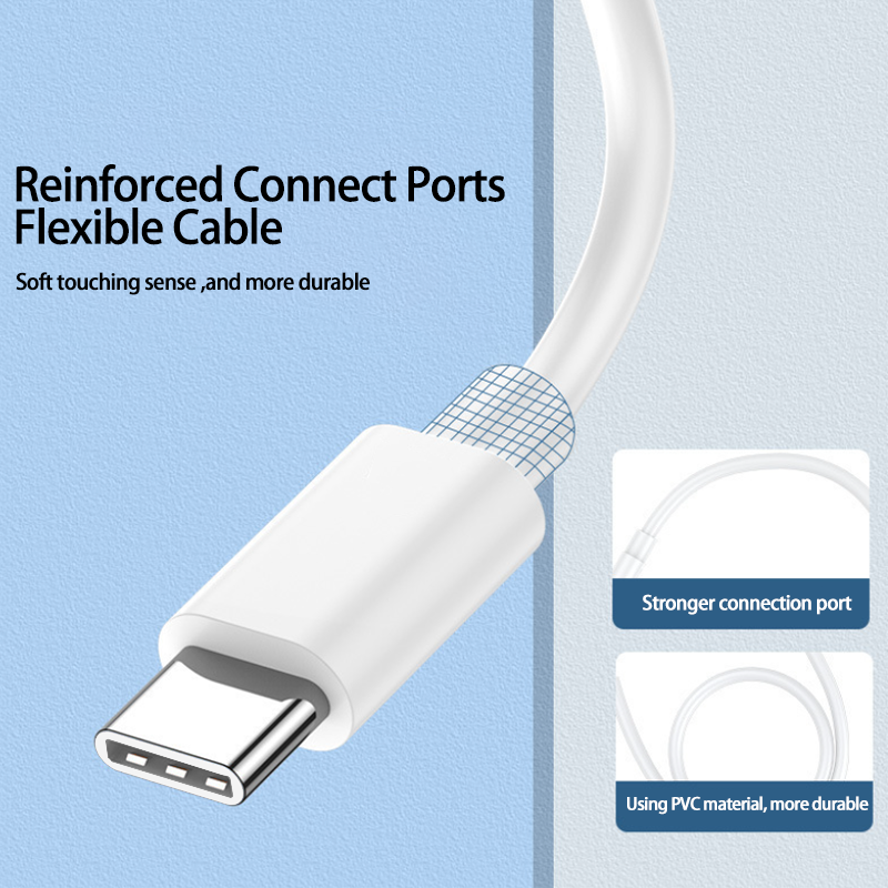 3A Snabb Laddare Kabel 60W - Go Mobile