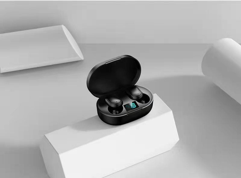 E6S Bluetooth V5.1 Hörlurar Trådlösa Bärbara Sporthörlurar för Smart Phone - Go Mobile