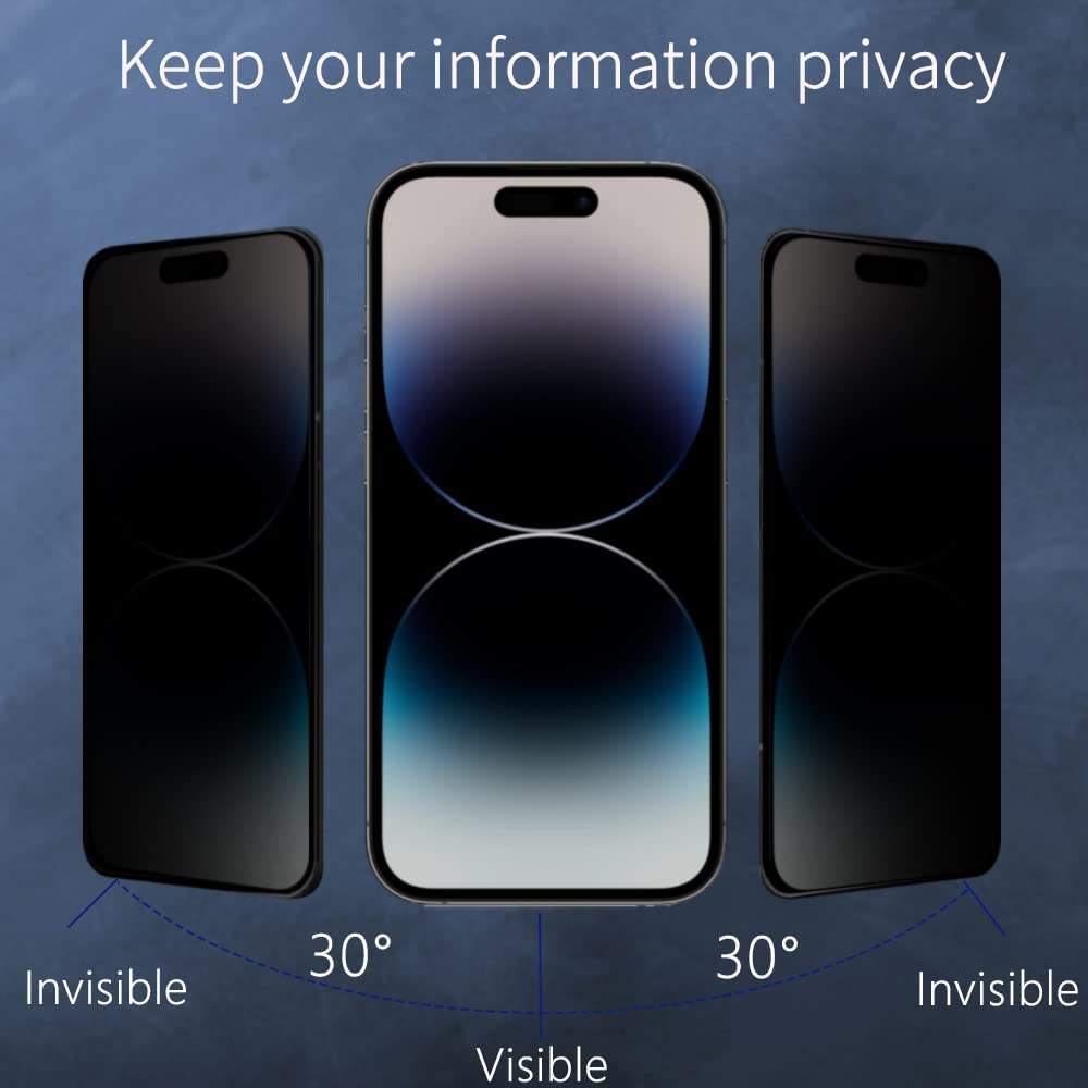 Sekretess Skärmskydd iPhone 15 Pro max , 15 Pro , 15 plus ,15 - GoMobile Sweden