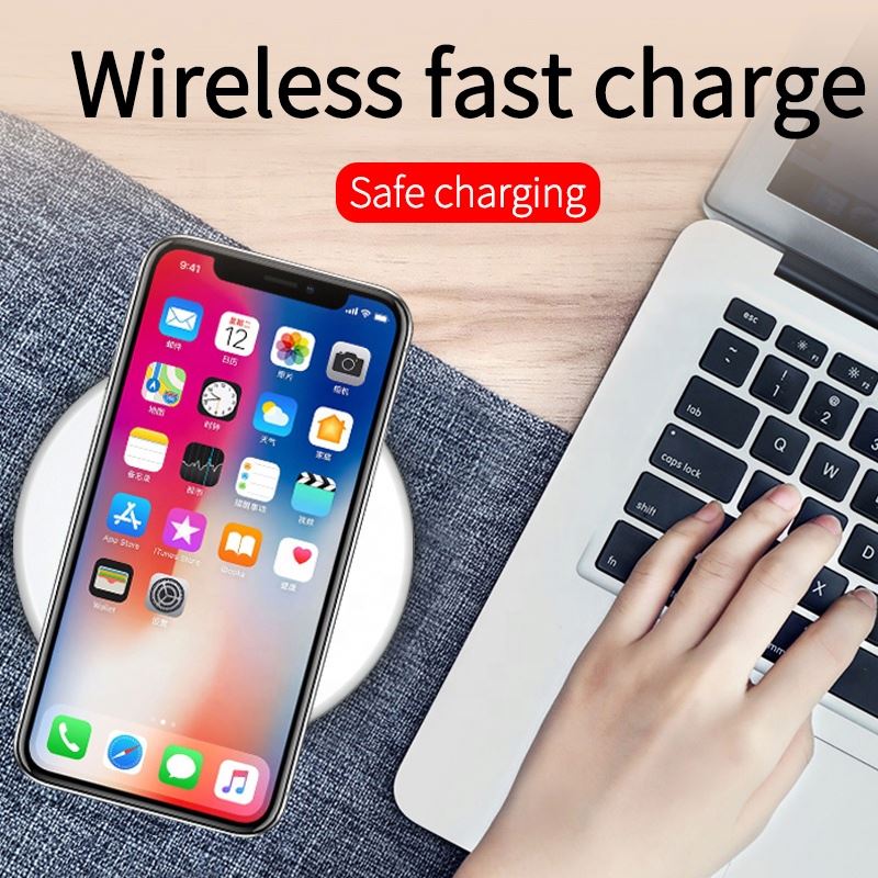 10W trådlös laddare – Säker och snabb laddning - Go Mobile