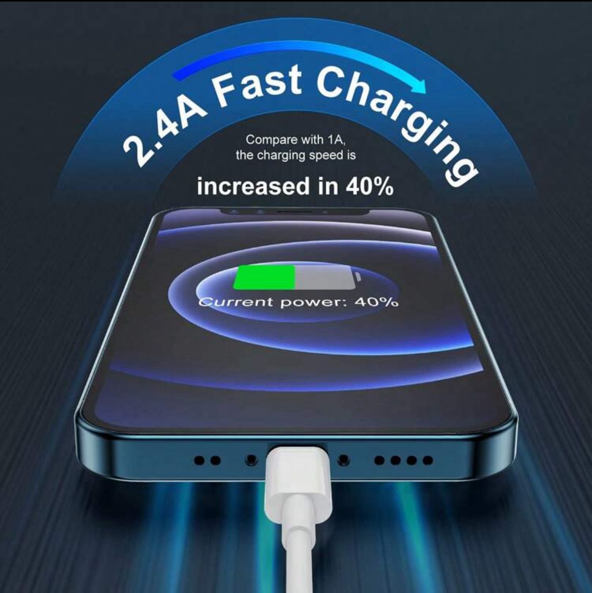 Snabbladdare PD 20W med USB‑C till Lightning‑kabel - Go Mobile